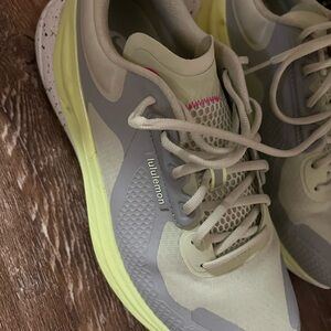lululemon athletica Women's Gray and Cream Athletic Shoes